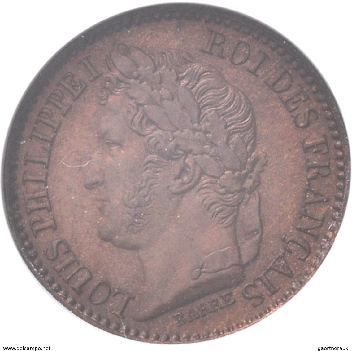 Frankreich: Louis Philippe I. 1830-1848: Lot 3 Proben / ESSAI: 5 Centimes O. J. (1840) Im NGC Holder - Autres & Non Classés