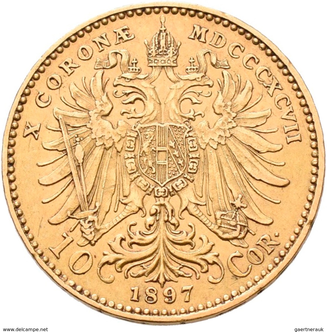 Österreich - Anlagegold: Lot 6 Goldmünzen: 3 x 10 Kronen 1897, 1908, 1911; 2 x 20 Kronen 1903, 1915;