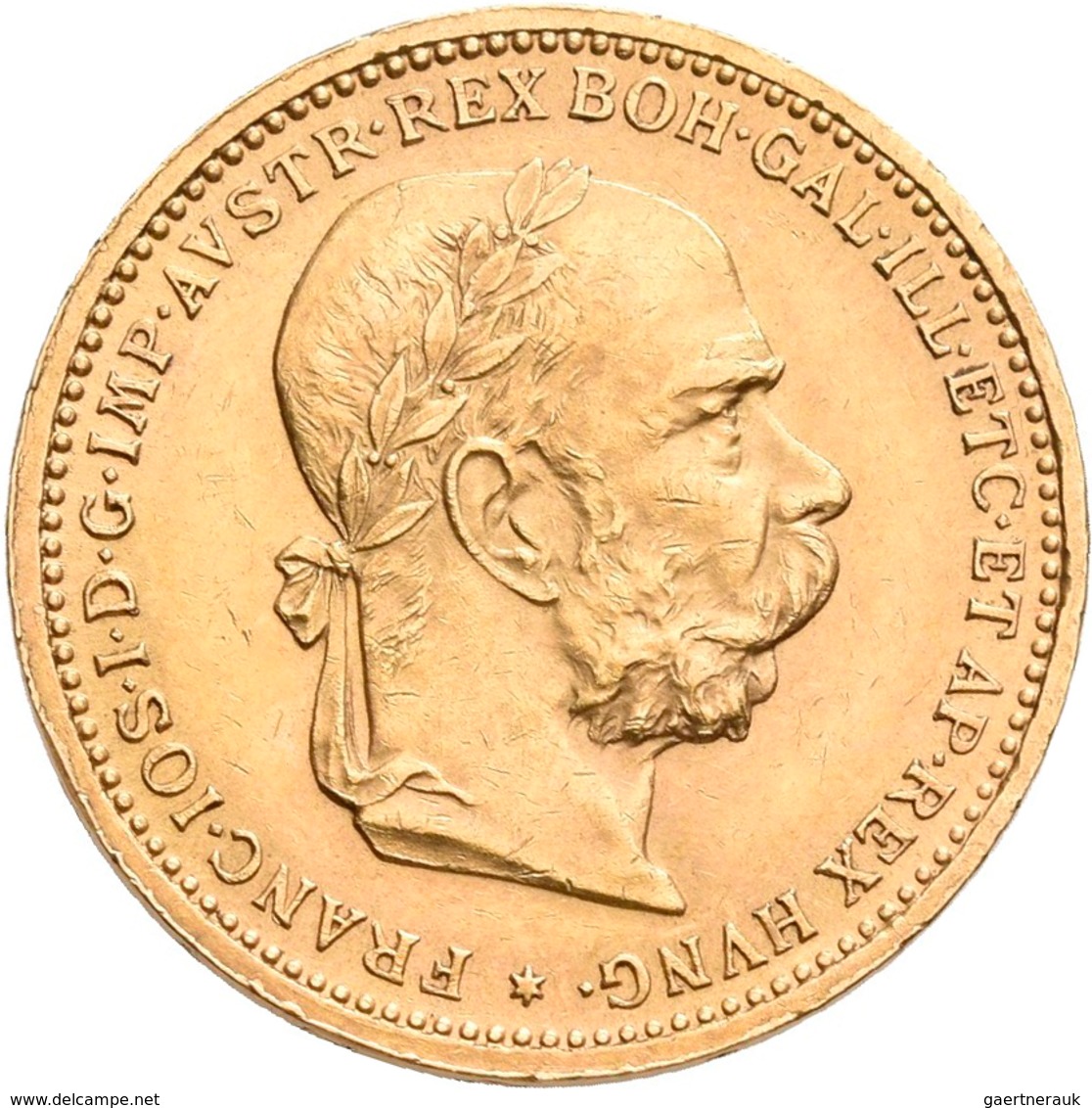 Österreich - Anlagegold: Lot 6 Goldmünzen: 3 x 10 Kronen 1897, 1908, 1911; 2 x 20 Kronen 1903, 1915;