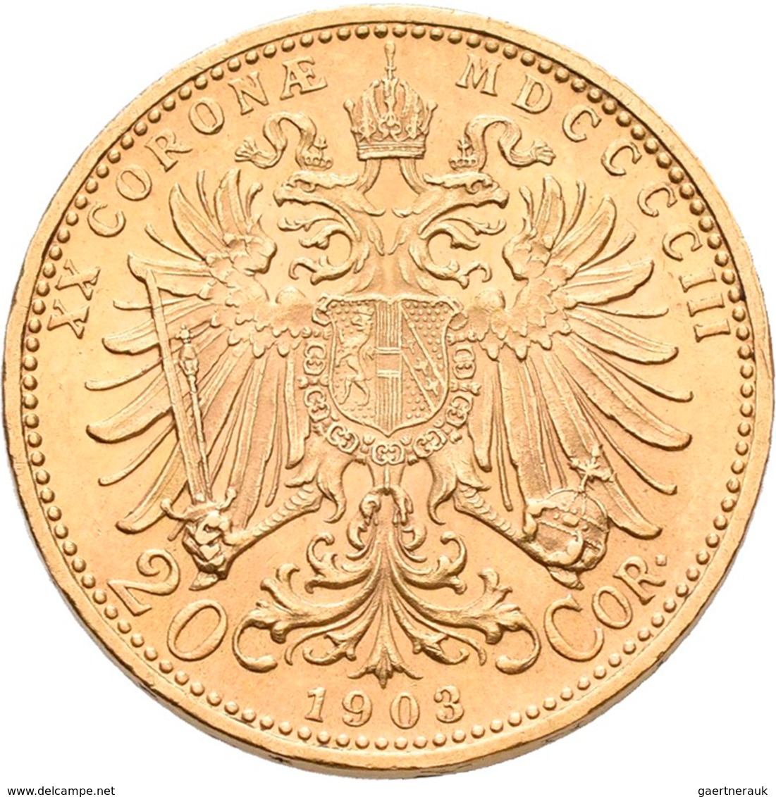 Österreich - Anlagegold: Lot 6 Goldmünzen: 3 x 10 Kronen 1897, 1908, 1911; 2 x 20 Kronen 1903, 1915;