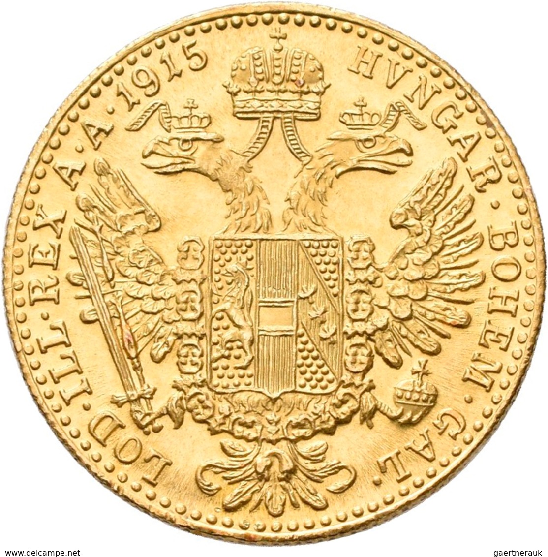 Österreich - Anlagegold: Franz Joseph I. 1848-1916: Dukat 1915 (NP), KM# 2267, Friedberg 494. 3,49 G - Autriche