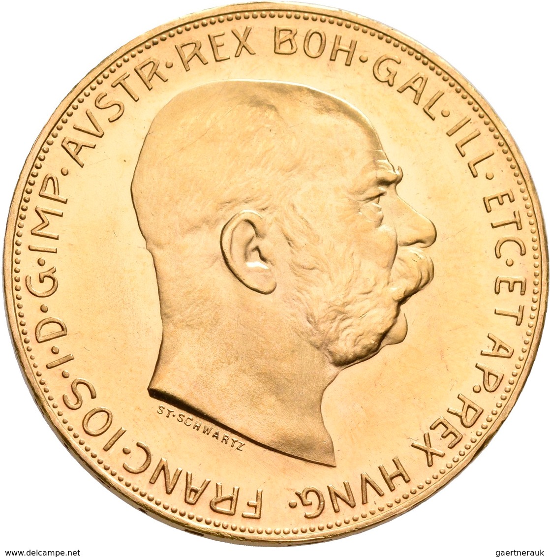 Österreich - Anlagegold: Franz Joseph I. 1848-1916: Lot 2 Goldmünzen: 2 X 100 Kronen 1915 (NP), KM# - Autriche