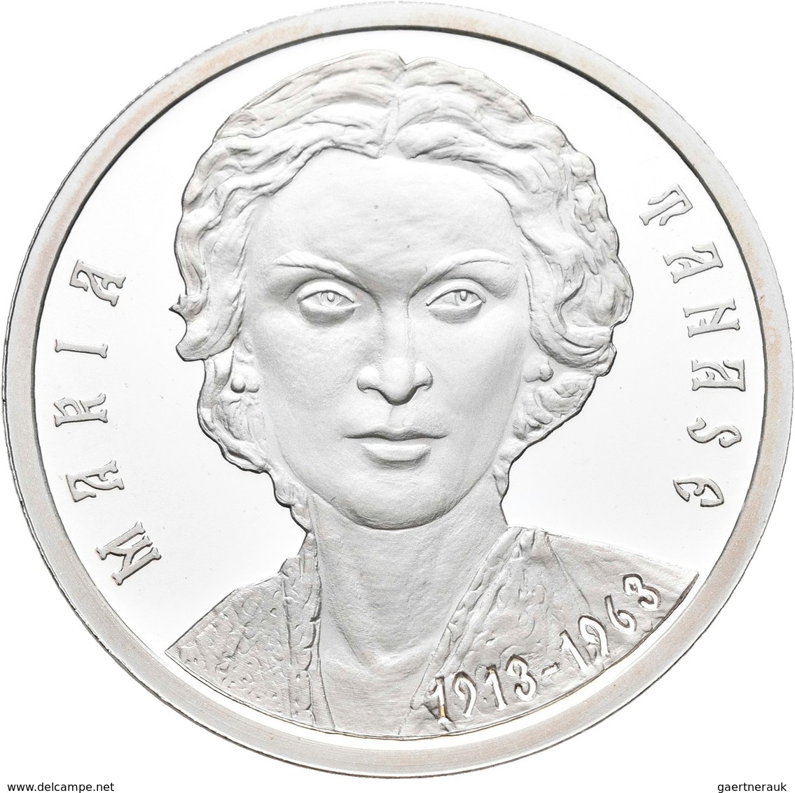 Rumänien: 10 Lei 2013, 100. Geburtstag Maria Tanase. KM# N.b. 31,103 G (1 OZ), 999/1000 Silber. Aufl - Romania