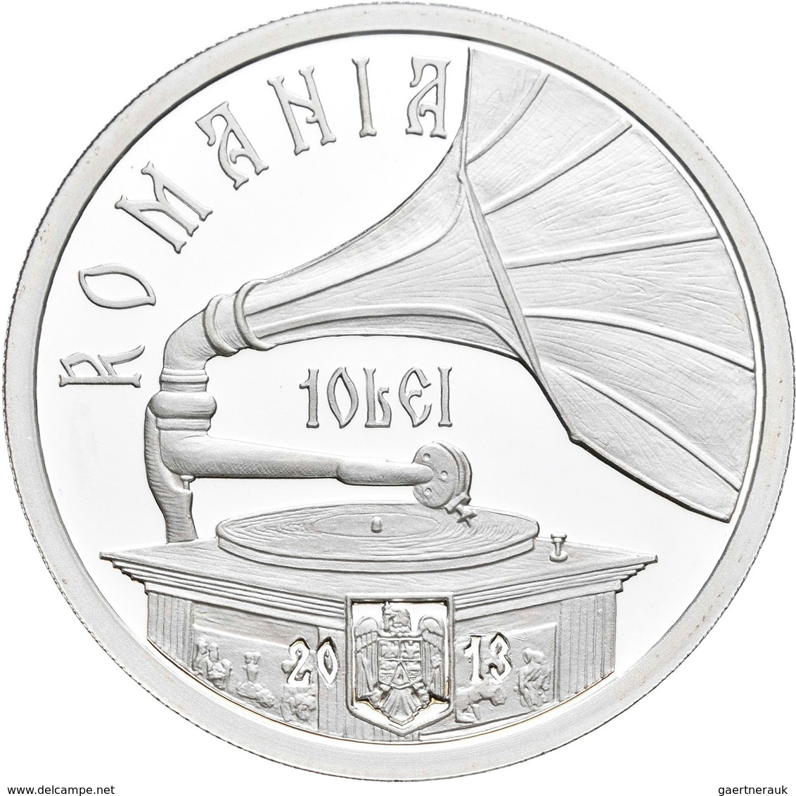 Rumänien: 10 Lei 2013, 100. Geburtstag Maria Tanase. KM# N.b. 31,103 G (1 OZ), 999/1000 Silber. Aufl - Roumanie