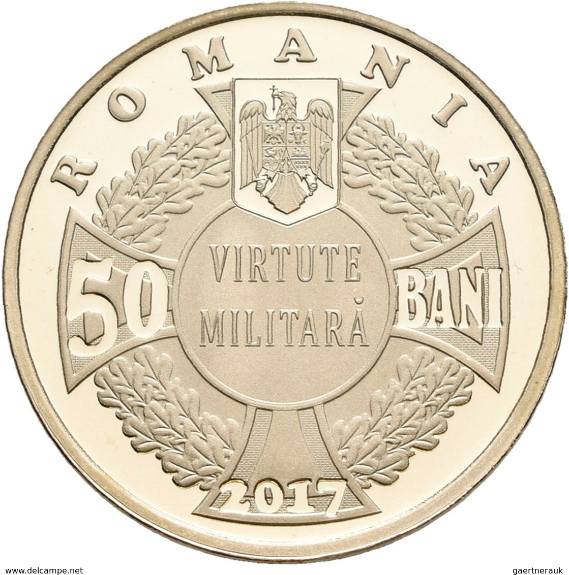 Rumänien: Kleines Lot 4 Gedenkmünzen zu je 50 Bani 2017+2018. Polierte Platte.