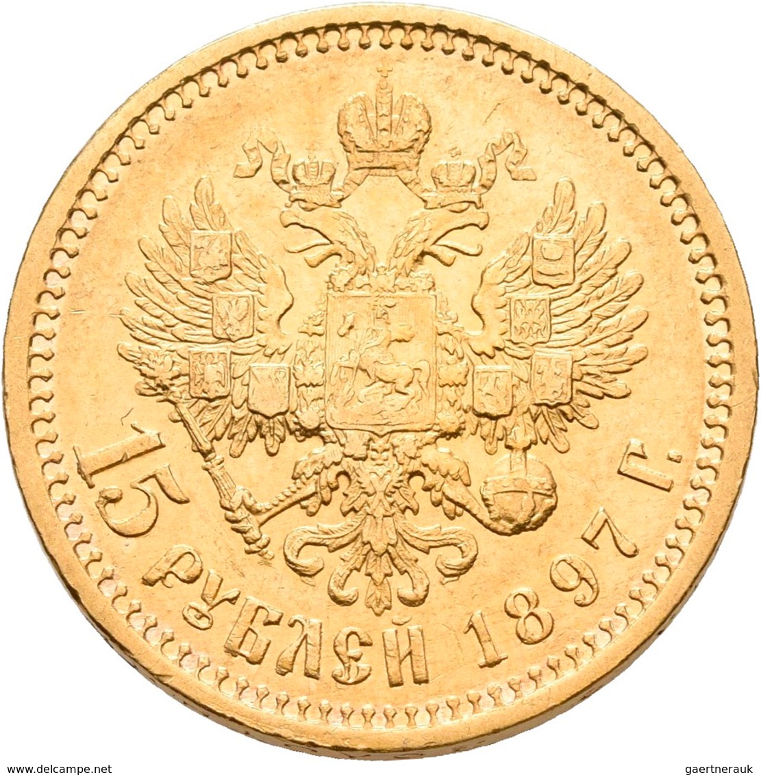 Russland - Anlagegold: Nikolaus II. 1894-1917: Lot 4 Goldmünzen: 5 Rubel 1899; 7,5 Rubel 1897; 10 Ru - Russie