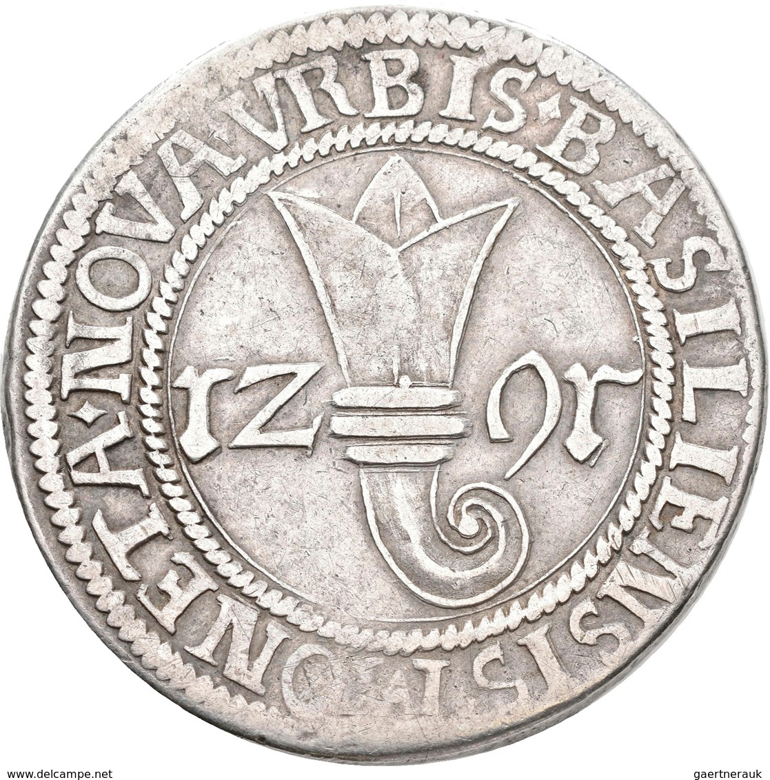 Schweiz: Basel: Taler 1621, 27,8 G, HMZ 2-78g, Henkelspur?, Sehr Schön. - Autres & Non Classés