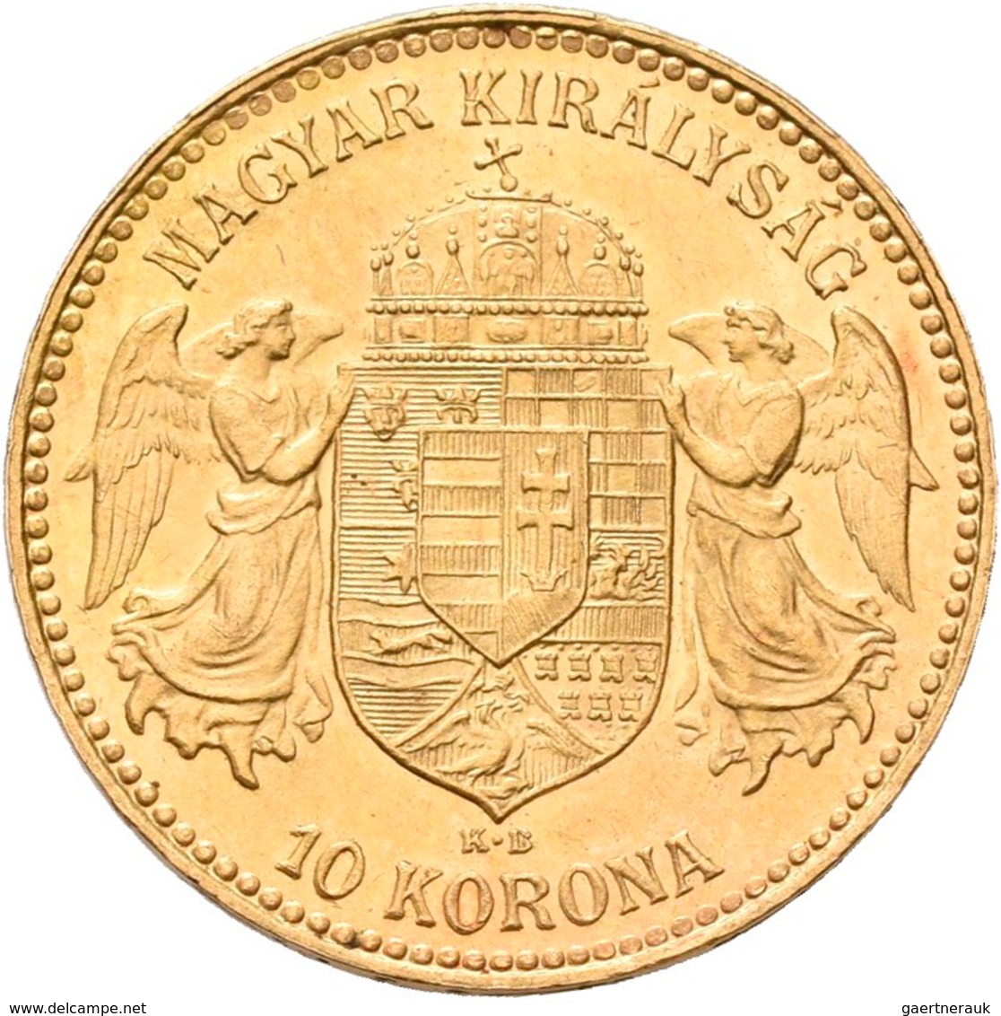 Ungarn - Anlagegold: Franz Joseph I. 1848-1916: Lot 2 Goldmünzen: 20 Kronen / Corona 1904 KB, Dazu 1 - Hongrie