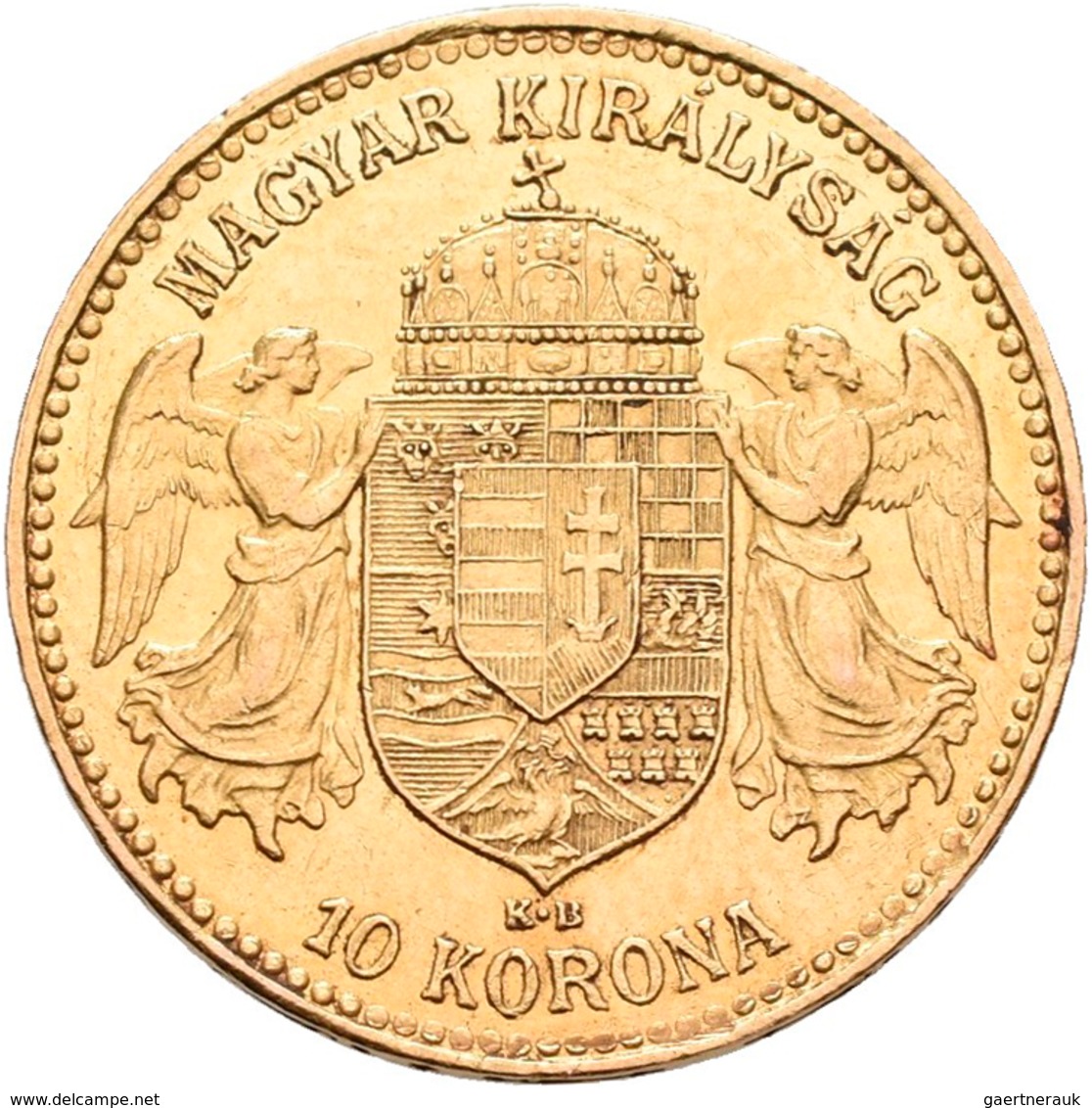 Ungarn - Anlagegold: Franz Joseph I. 1848-1916: 10 Kronen / Korona 1910, KM# 485, Friedberg 252. 3,3 - Hongrie