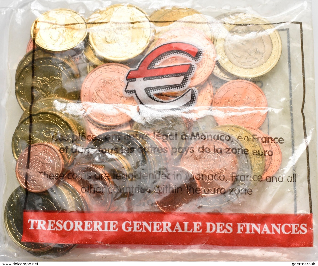 Monaco: Rainier II. 1949-2005: Offizielles Euro Starterkit, Nennwert 15,25 Euros / 100 F. Inhalt: 6 - Monaco