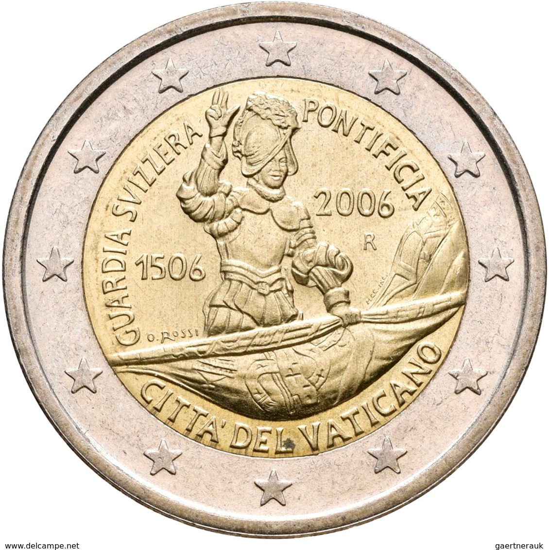 Vatikan: 2 Euro 2006, 500 Jahre Schweizer Garde, In Original Folder. - Vatican
