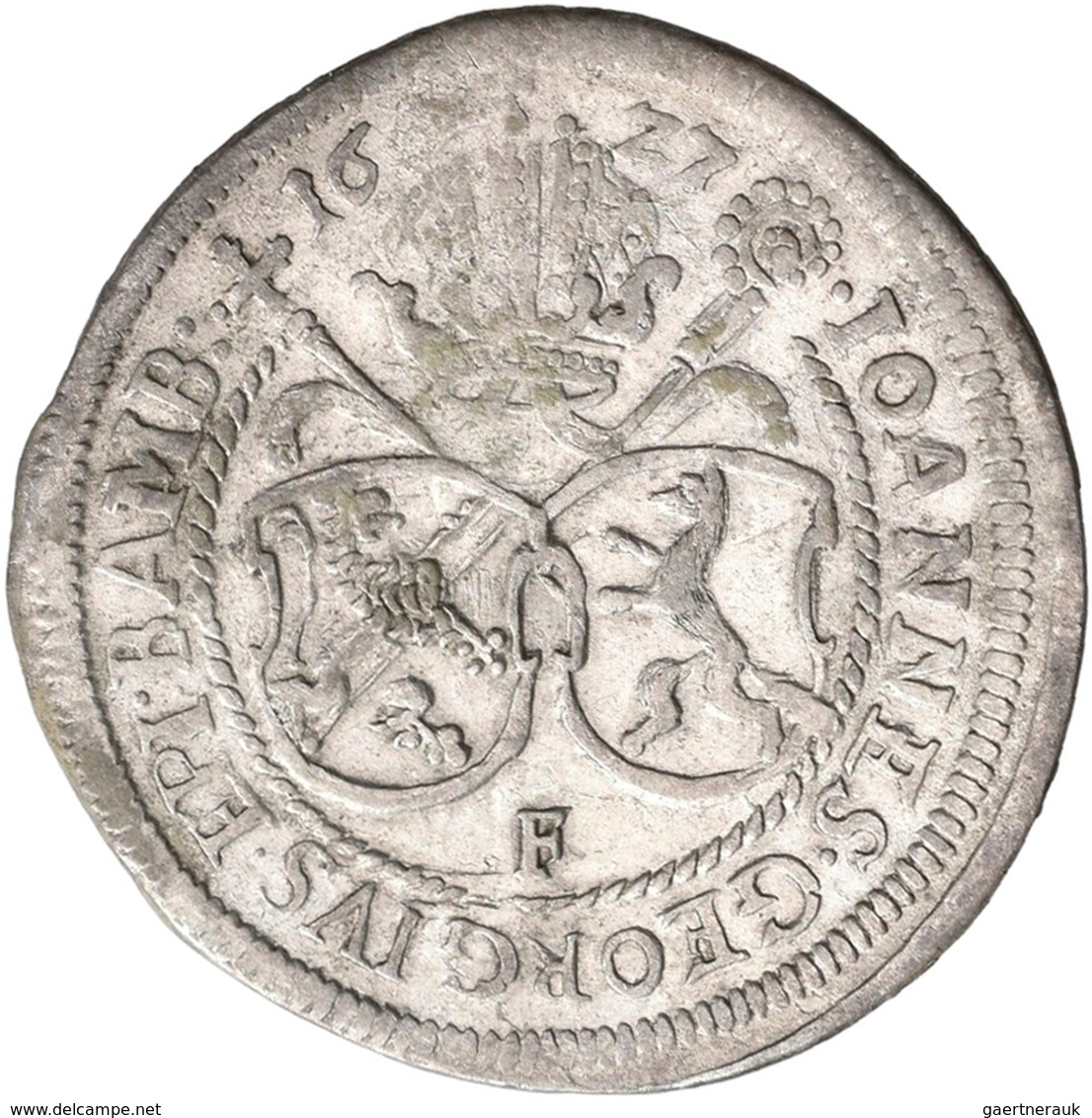 Altdeutschland Und RDR Bis 1800: Bamberg-Bistum, Johann Georg II. Fuchs Von Dornheim 1623-1633: Batz - Autres & Non Classés