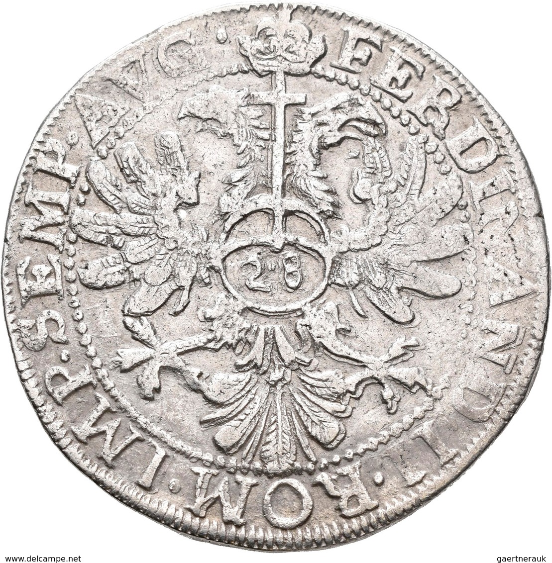 Altdeutschland Und RDR Bis 1800: Emden: Gulden (28 Stüber) O. J.; Mit Titel Ferdinands III., Vs.: Be - Autres & Non Classés
