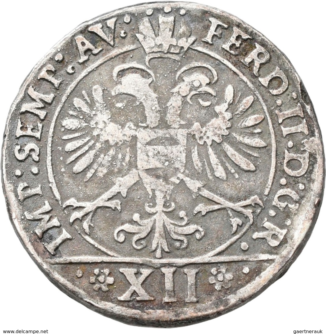 Altdeutschland Und RDR Bis 1800: Konstanz: Dreibätzner 1626, Mit Titel Ferdinand II., 4,85 G, Nau 21 - Autres & Non Classés