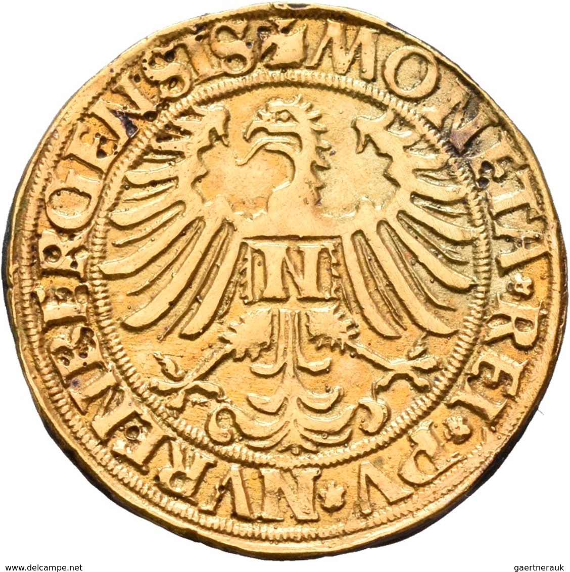 Altdeutschland Und RDR Bis 1800: Nürnberg: Goldgulden 1520, Vgl. Friedberg 1801, Vgl. Kellner 11, Ga - Autres & Non Classés