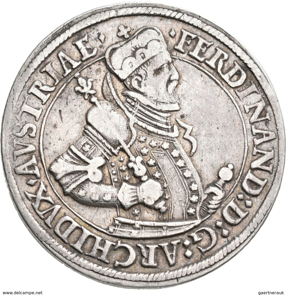 Haus Habsburg: Erzherzog Ferdinand II. 1564-1595: Taler O.J., Hall; Davenport 8097, 28,11 G, Fast Se - Autres – Europe