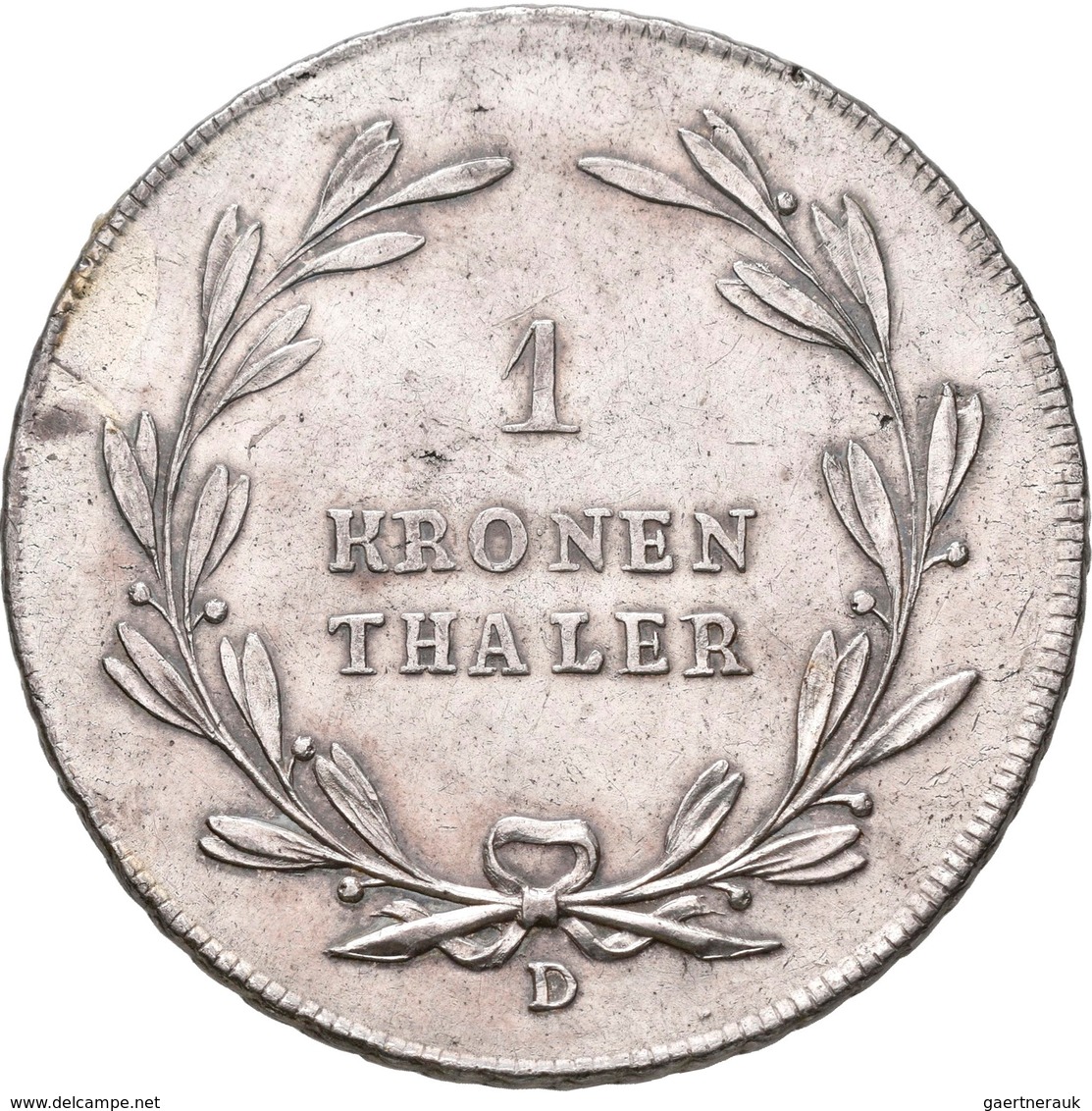 Baden: Karl Ludwig Friedrich 1811-1818: Kronentaler 1818 D, AKS 25, Jaeger 21, Kleine Kratzer, Sehr - Autres & Non Classés