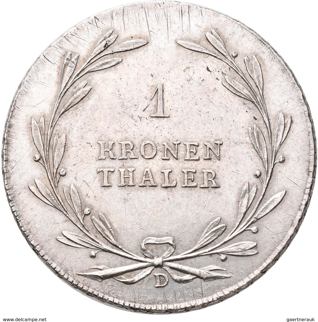 Baden: Karl Ludwig Friedrich 1811-1818: Kronentaler 1818 D, AKS 25, Jaeger 21, Minimal Justiert, Kle - Autres & Non Classés