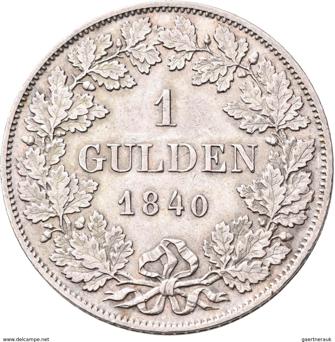 Baden: Karl Leopold Friedrich 1830-1852: Lot 4 Stück; Gulden 1840, 1841, 1848, Ausbeutegulden 1852, - Autres & Non Classés