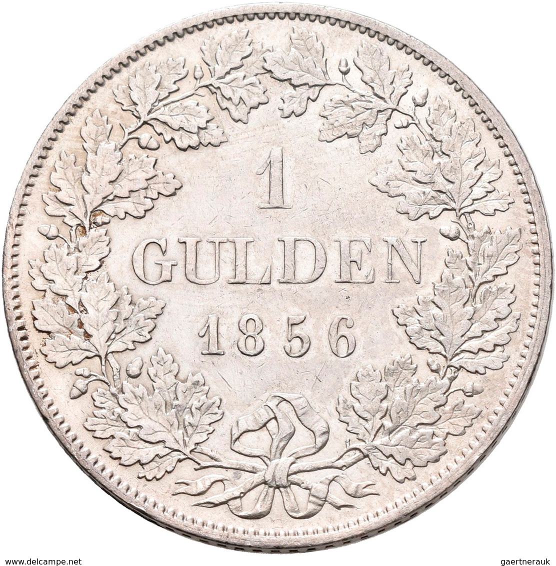 Baden: Friedrich I. 1852-1907: Lot 3 Stück; Gulden 1856 (2x), 1860, AKS 125, Jaeger 76, Sehr Schön, - Autres & Non Classés