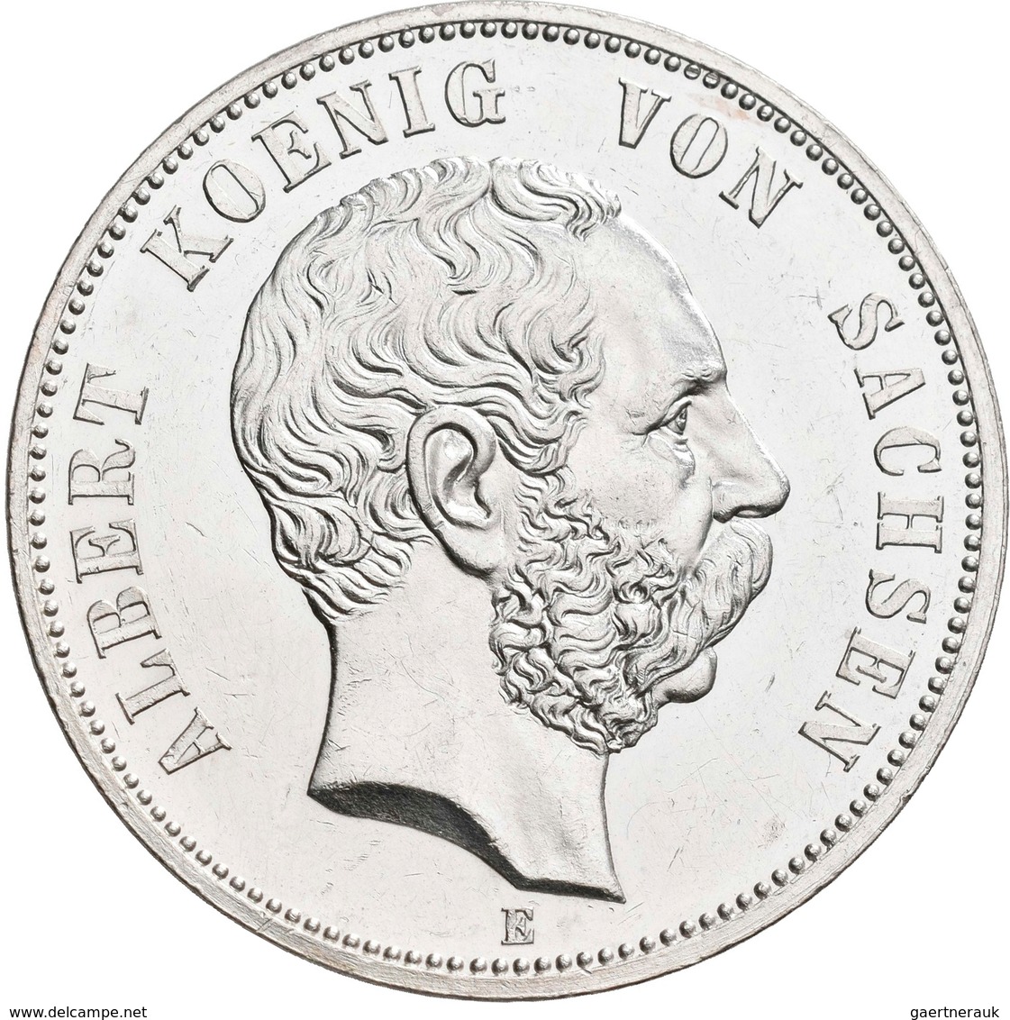 Sachsen: Albert 1873-1902: 5 Mark Große Silber Medaille 1899, 800-Jahrfeier Des Hauses Wettin, Jaege - Taler En Doppeltaler