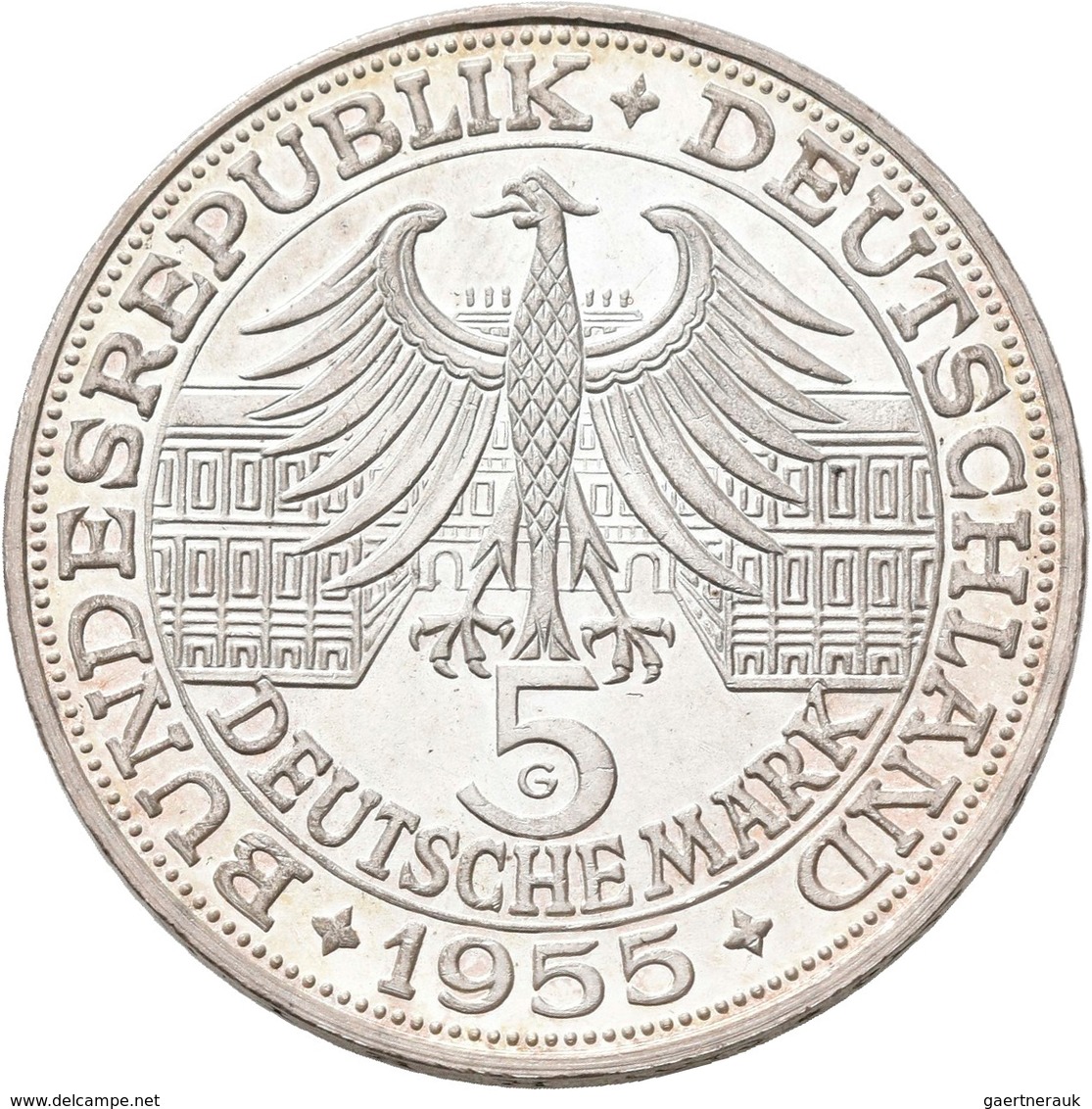 Bundesrepublik Deutschland 1948-2001: Die ersten Vier. Von 5 DM Germanisches Museum, J. 388 bis 5 DM