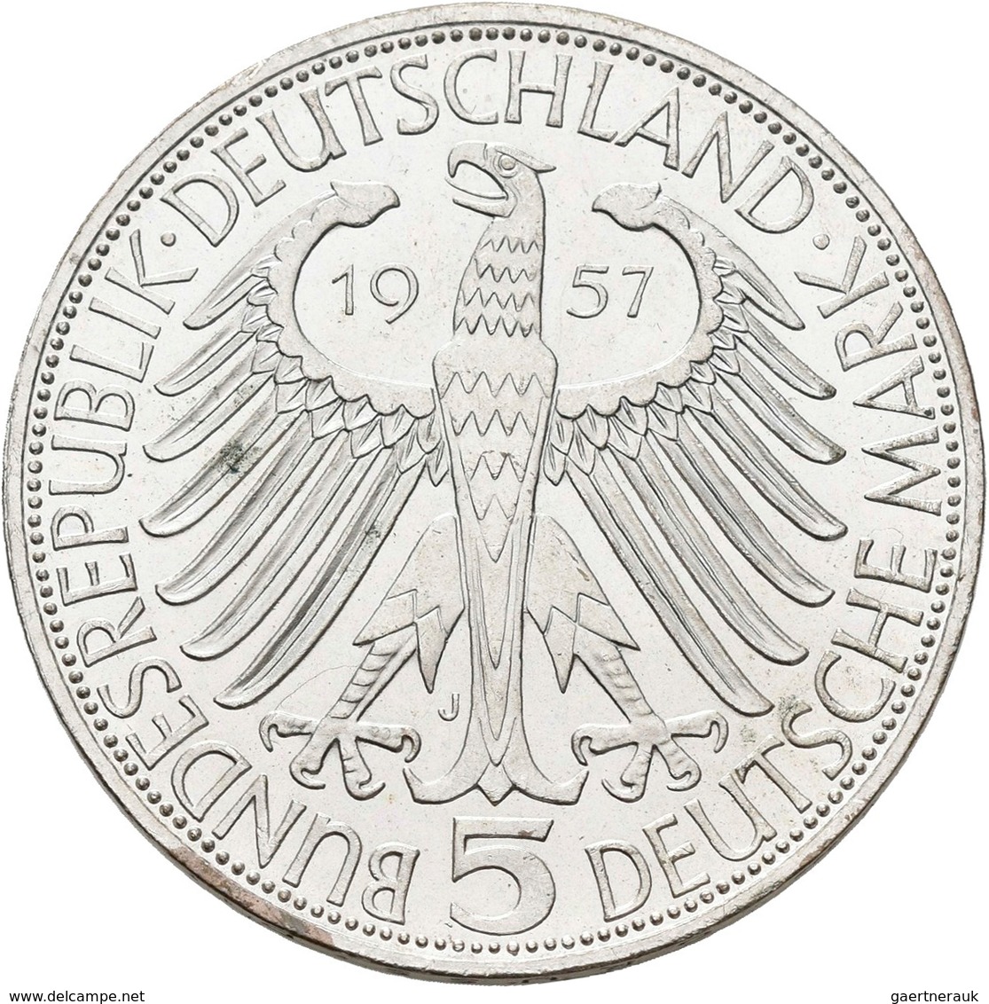 Bundesrepublik Deutschland 1948-2001: Die Ersten Vier. Von 5 DM Germanisches Museum, J. 388 Bis 5 DM - Autres & Non Classés