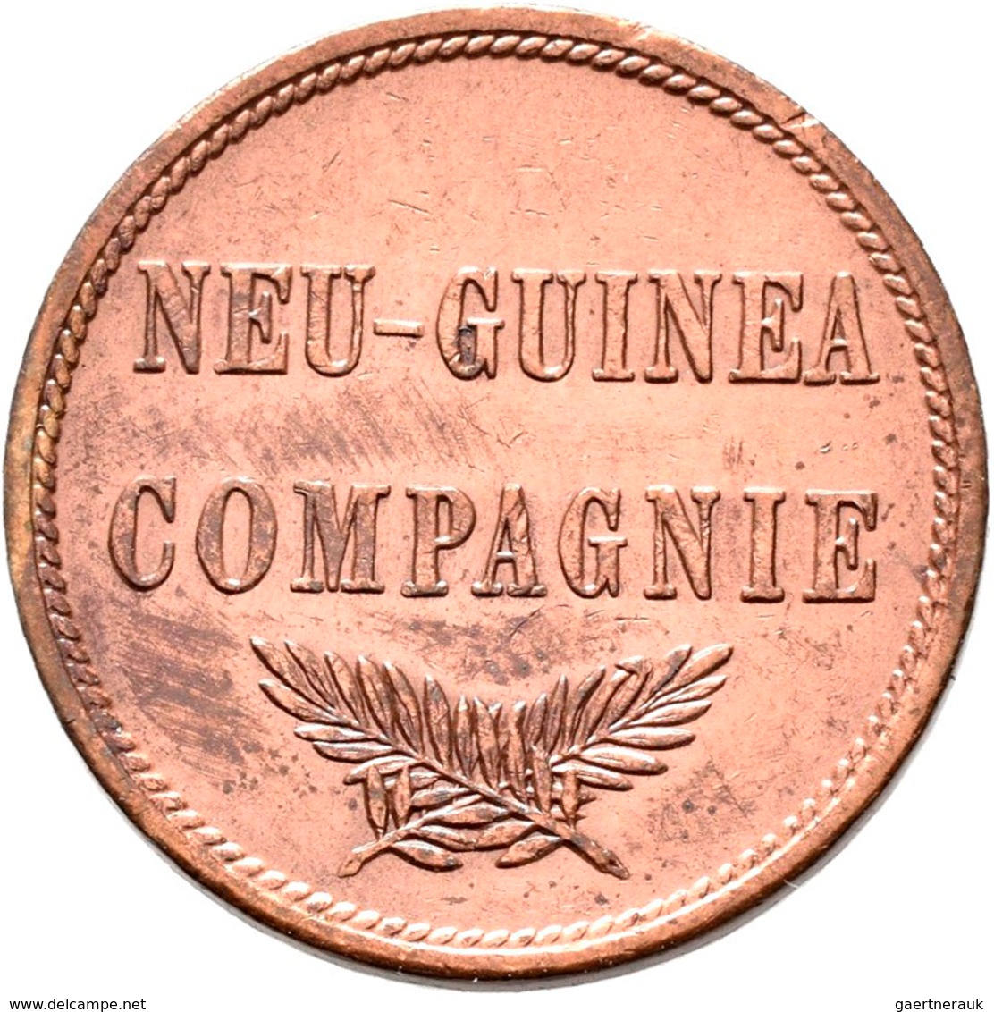 Deutsch-Neuguinea: 2 Neu-Guinea Pfennig 1894 A, Jaeger 702, Leichte Patina, Kratzer, Sehr Schön - Vo - Nouvelle Guinée Allemande