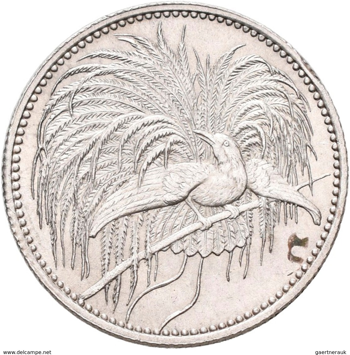 Deutsch-Neuguinea: ½ Neu-Guinea Mark 1894 A, Paradiesvogel, Jaeger 704, Vorzüglich. - Duits Nieuw-Guinea