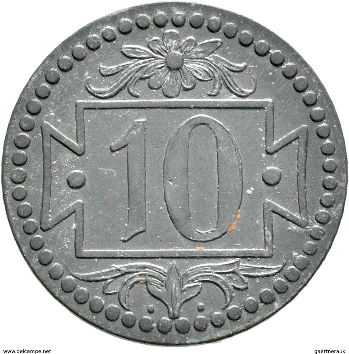Danzig: Typensammlung Danzig, Dabei: 10 Pfennig 1920 Eisen; 8-Münzen-Set 1923 (1 Pf. - 5 Gulden); 6- - Other & Unclassified
