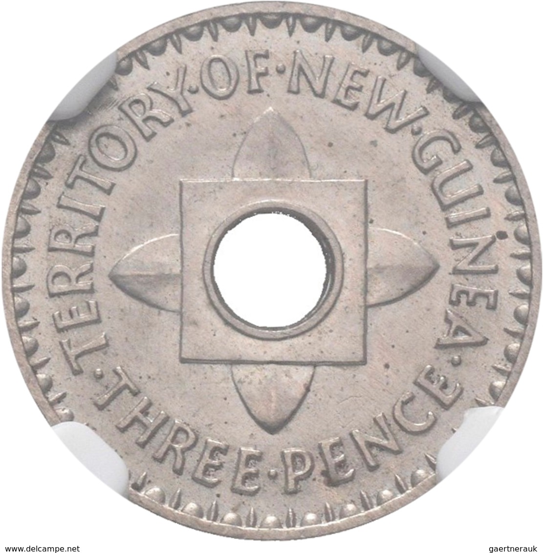 Proben & Verprägungen: Territory Of New Guinea (Australian Territory), Lot 2 Münzen: 3 Pence 1937 So - Autres & Non Classés