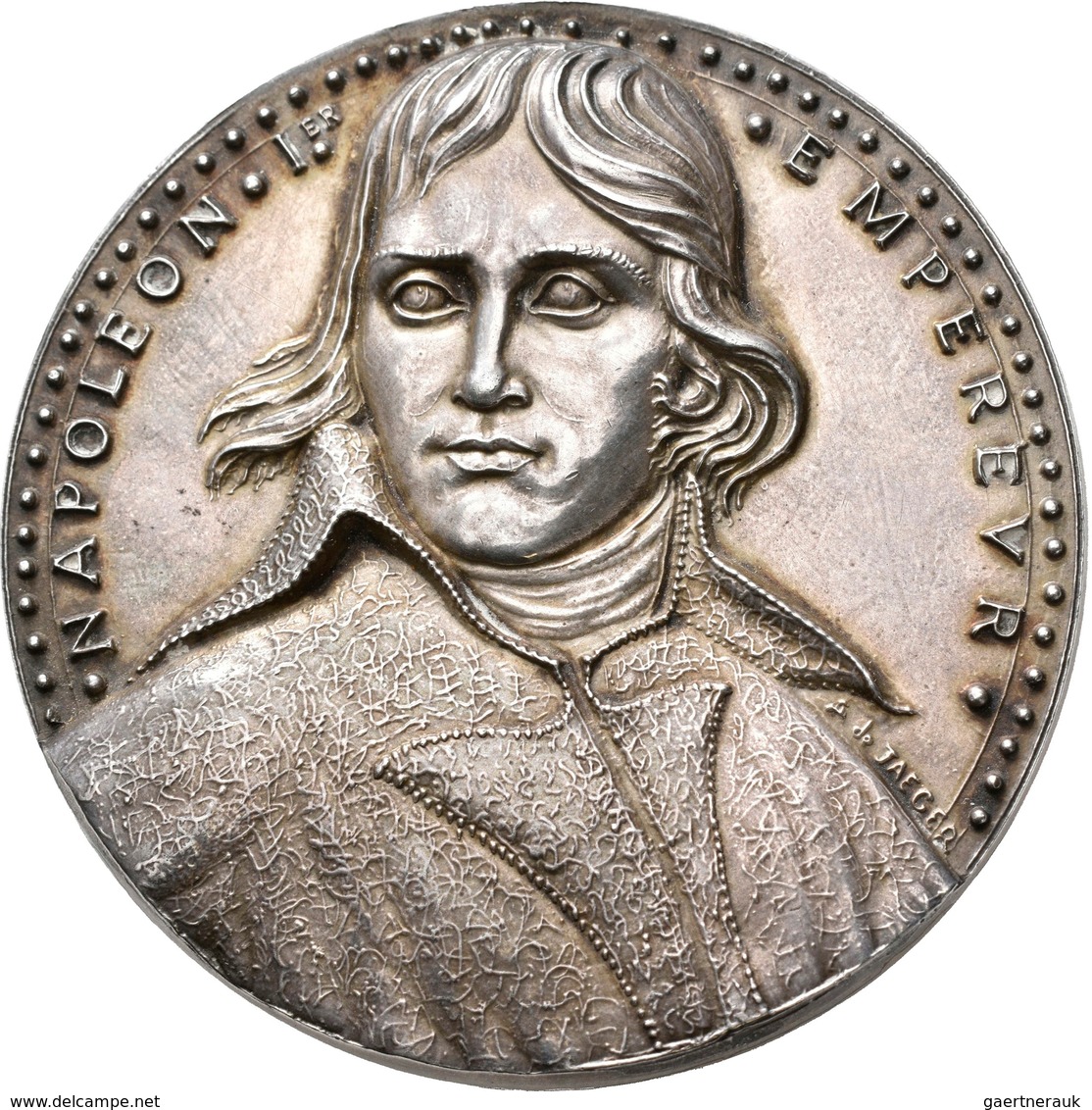Medaillen Alle Welt: Frankreich, Napoleon I. 1804-1815: Silbermedaille 1969, Von A. De Jaeger, Auf S - Non Classés