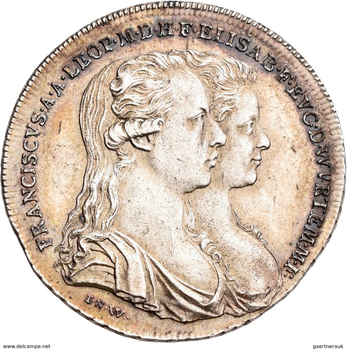 Medaillen Alle Welt: Haus Habsburg, Josef II. 1780-1790: Ausfwurfmünze (Doppelgroschen) / Medaille 1 - Non Classés
