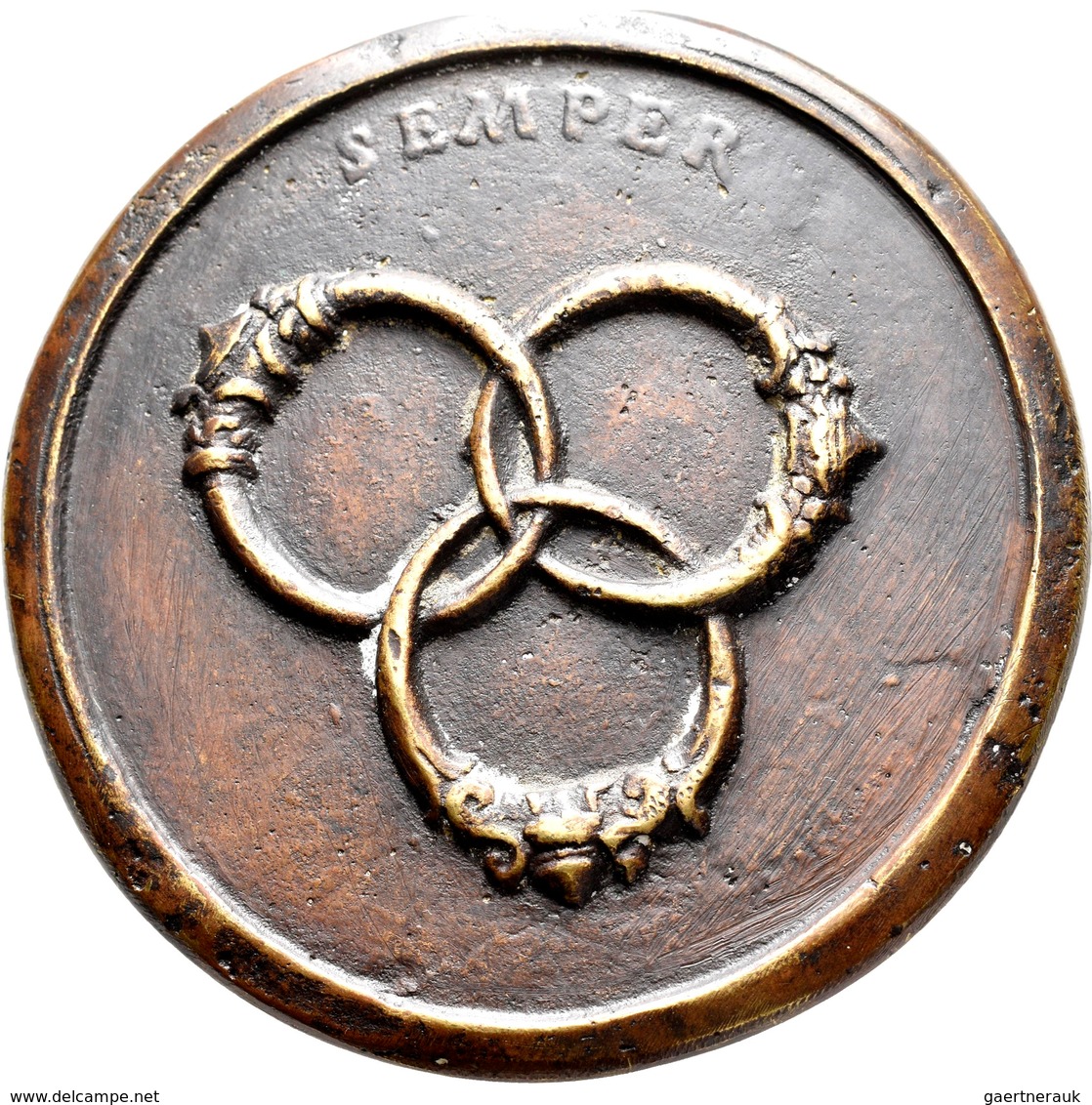 Medaillen Alle Welt: Italien: Antonio Selvi 1679-1753: Bronzegussmedaille O.J. Auf Cosimus I. Den Gr - Zonder Classificatie