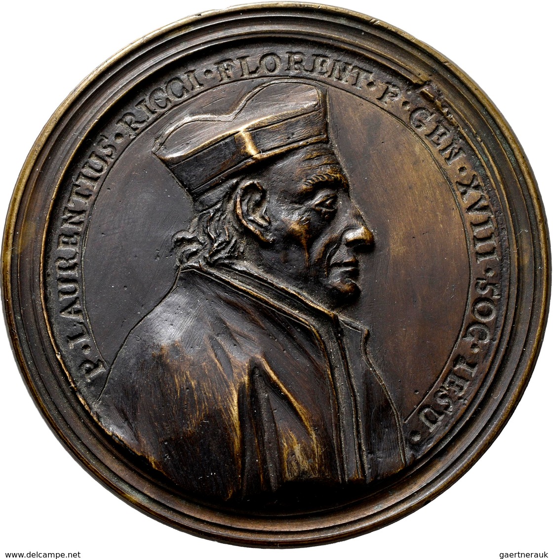 Medaillen Alle Welt: Italien-Florenz: Bronzegußmedaille O.J. Von Giovanni Zanobio Weber (1737-1806), - Non Classés