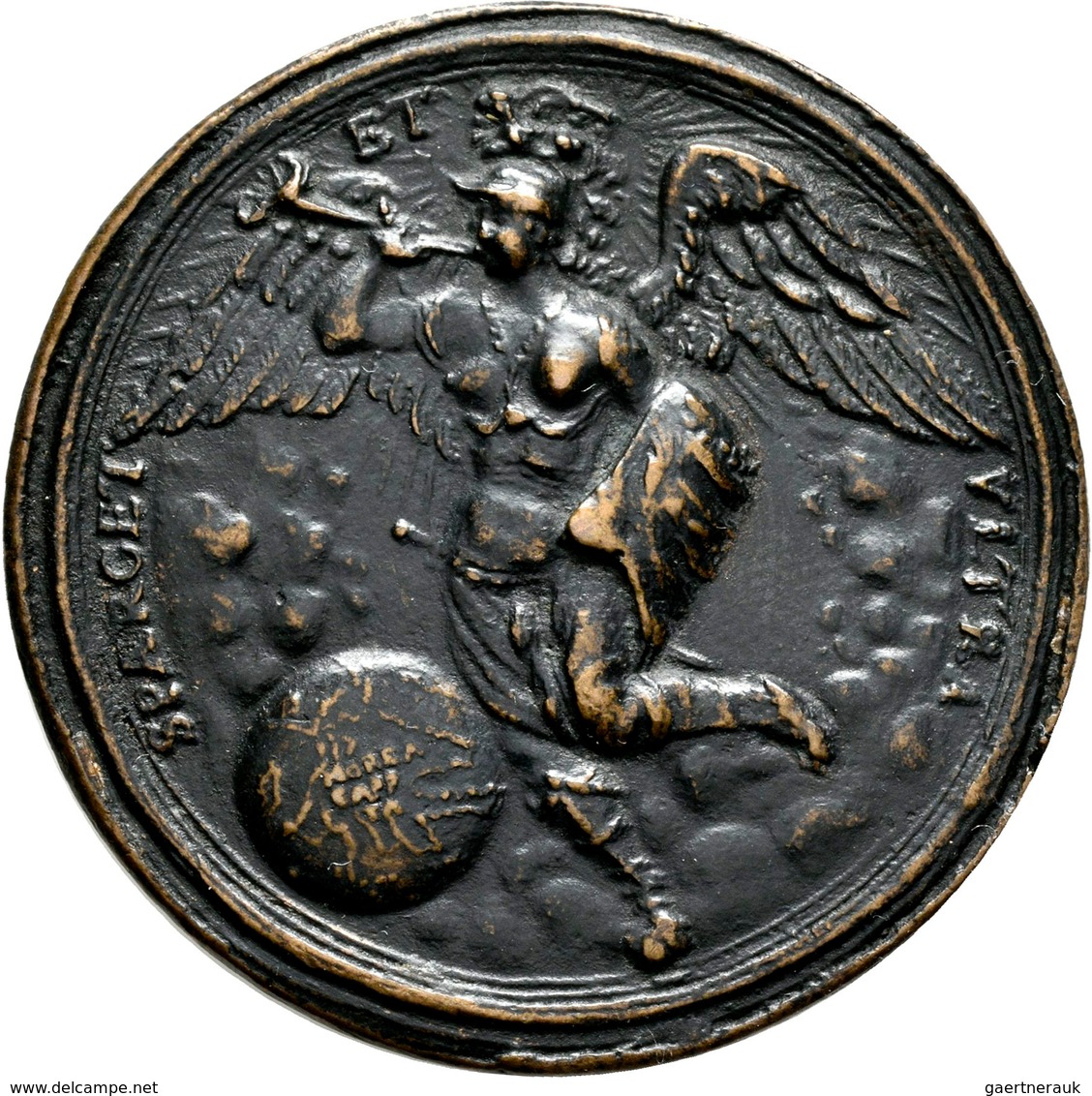 Medaillen Alle Welt: Italien-Venezia: Marc Antonio Giustinian, 1684-1688. Bronzemedaille O. J. (1685 - Non Classés