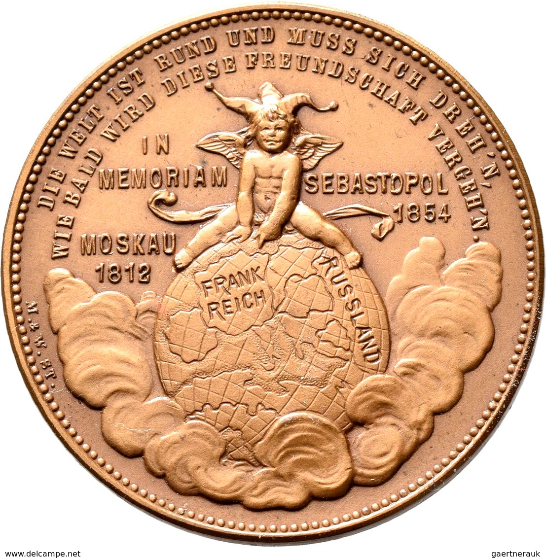 Medaillen Alle Welt: Russland; Nikolaus II. 1894-1917: Lot 2 Stück; Bronzemedaille 1897 Von Mayer & - Ohne Zuordnung