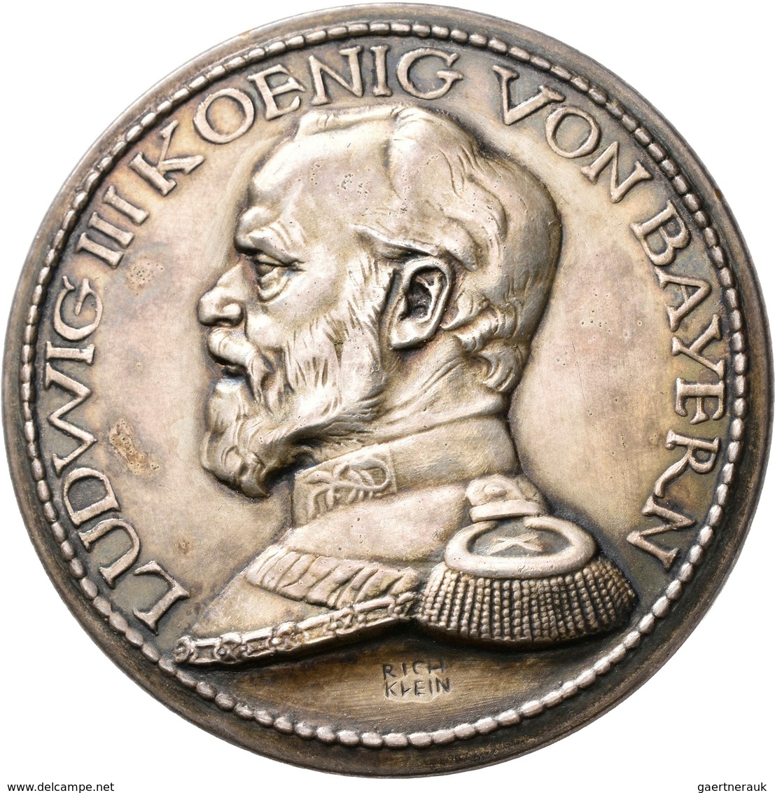 Medaillen Deutschland: Bayern, Ludwig III. 1913-1918: Stecktaler (Steckmedaille, Bayern Thaler) 1914 - Sonstige & Ohne Zuordnung