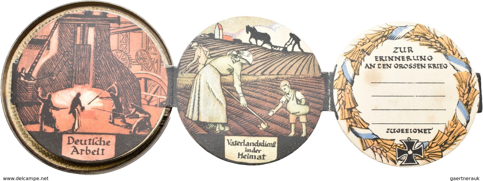 Medaillen Deutschland: Bayern, Ludwig III. 1913-1918: Stecktaler (Steckmedaille, Bayern Thaler) 1914 - Andere & Zonder Classificatie