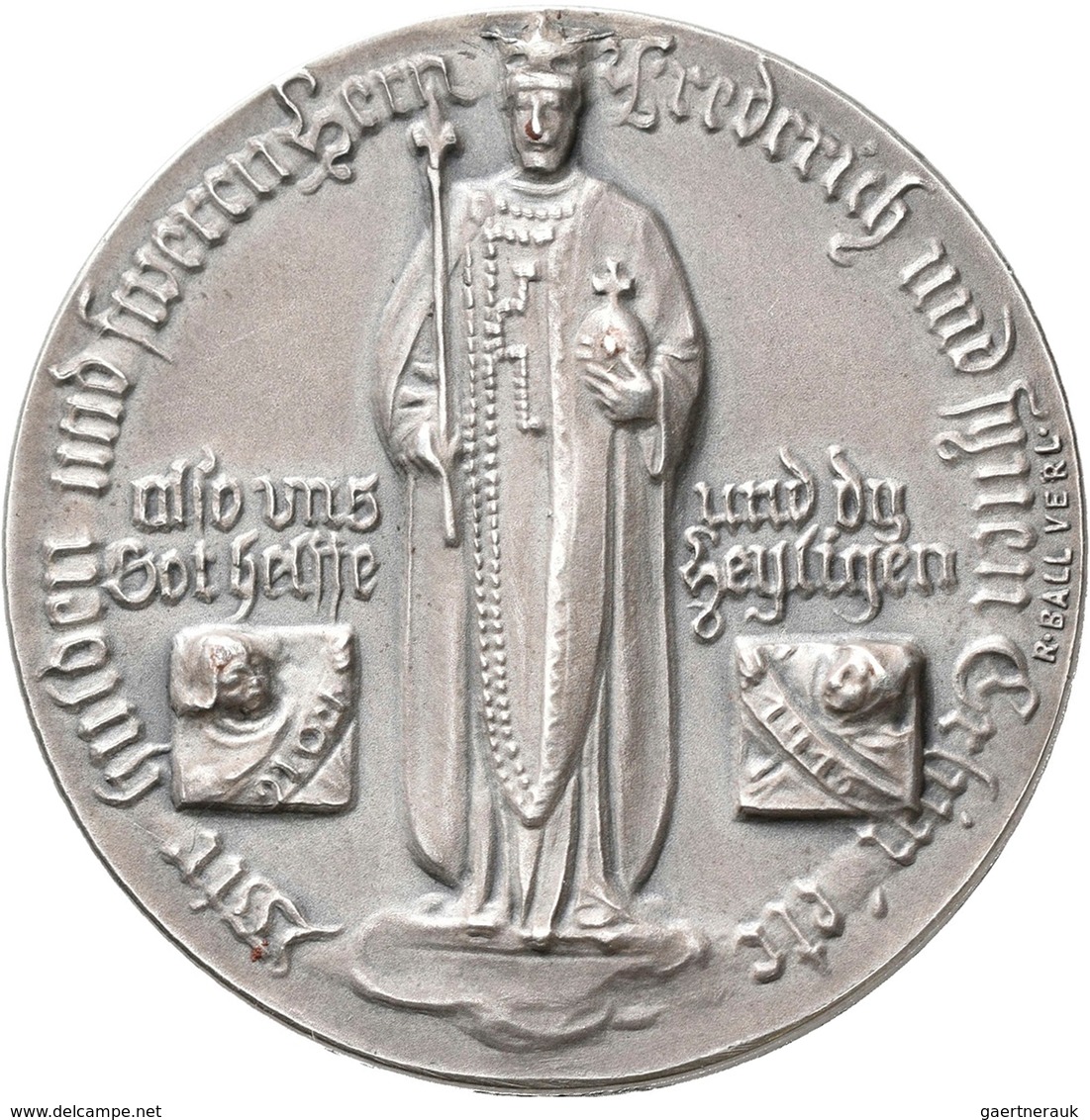 Medaillen Deutschland: Brandenburg-Preußen, Wilhelm II. 1888-1918: Silbermedaille 1915 Von P. Sturm, - Autres & Non Classés