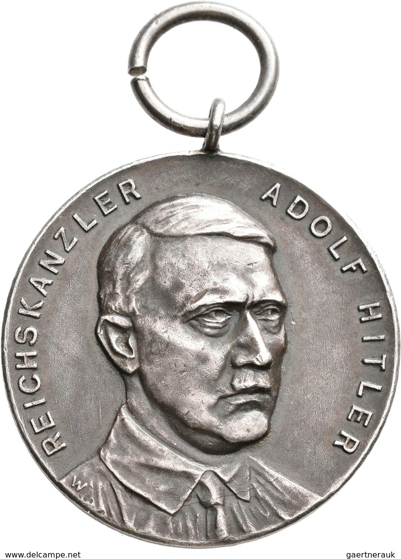 Medaillen Deutschland: Drittes Reich 1933-1945: Silbermedaille 1933, Signiert "W". Av: Brustbild Nac - Sonstige & Ohne Zuordnung