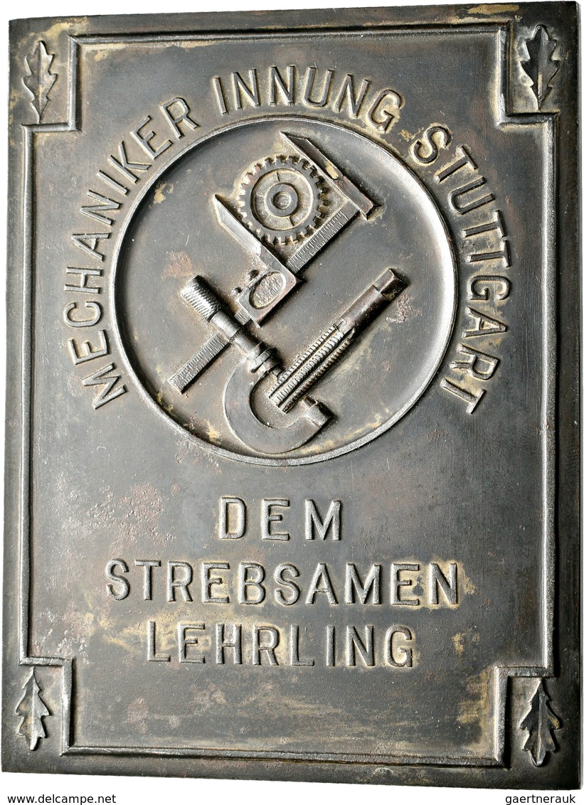 Medaillen Deutschland: Stuttgart: Lot 3 Stück; Bronzene Prämienmedaille Von Mayer & Wilhelm Der Mech - Andere & Zonder Classificatie