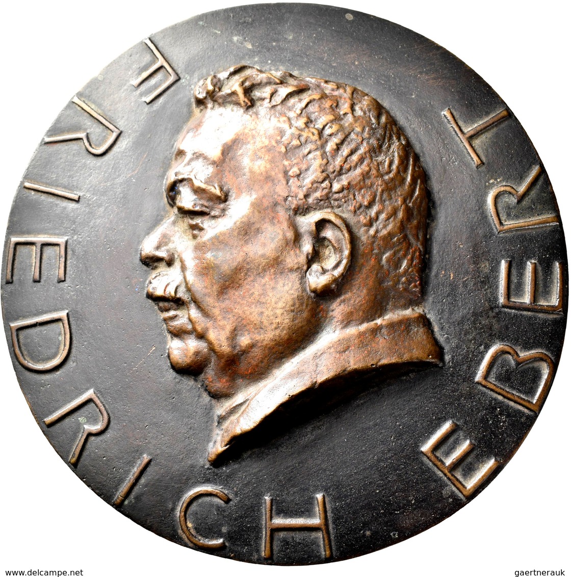 Medaillen Deutschland: Weimarer Republik 1918-1933: Einseitige Eisengussmedaille O. J., Des Hüttenam - Autres & Non Classés