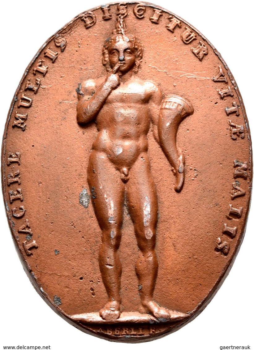 Medaillen - Religion: Schweiz, Zürich, Ovales Medaillon O.J. (um 1819) Von Aberli: Nackter Knabe Mit - Ohne Zuordnung