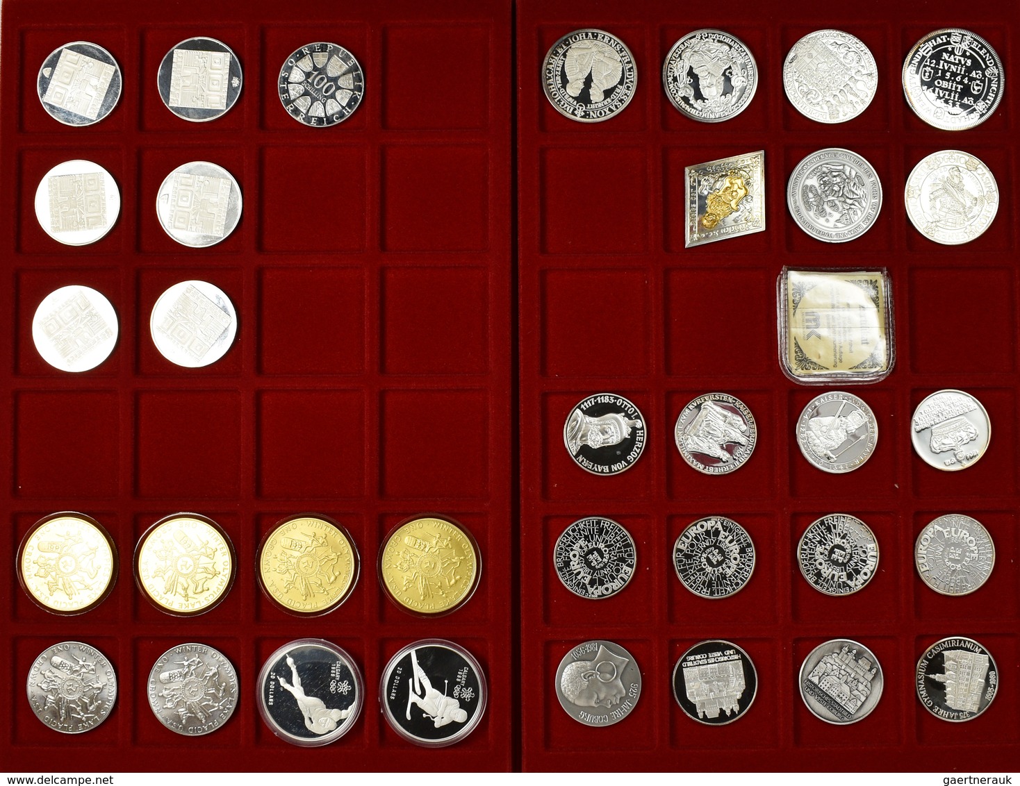 Alle Welt: Münzkoffer Mit Diversen Münzen, Dabei: Münzen Kaiserreich Und Drittes Reich; 100 ATS Münz - Sonstige & Ohne Zuordnung