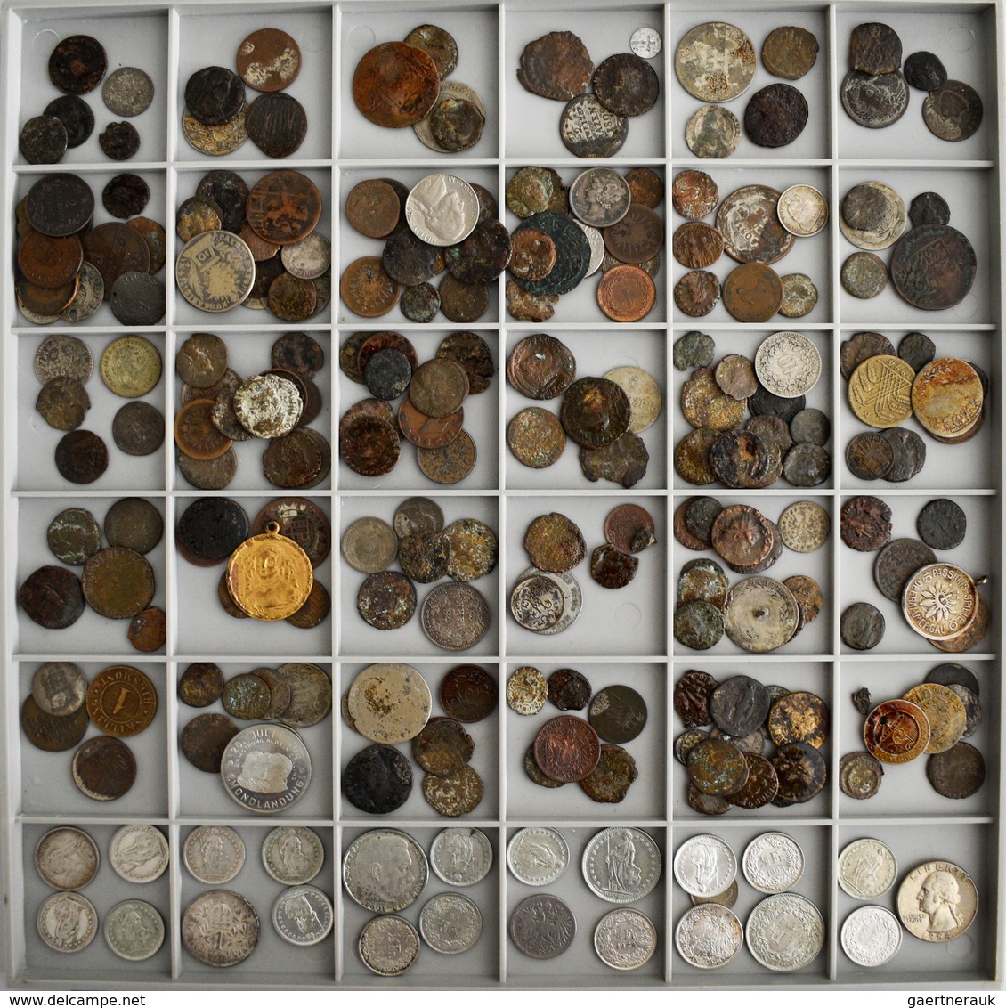 Alle Welt: Über 200 Silber Und Kupfermünzen Von Der Antike Bis Zur Gegenwart. Erhaltungen Von Schön - Sonstige & Ohne Zuordnung