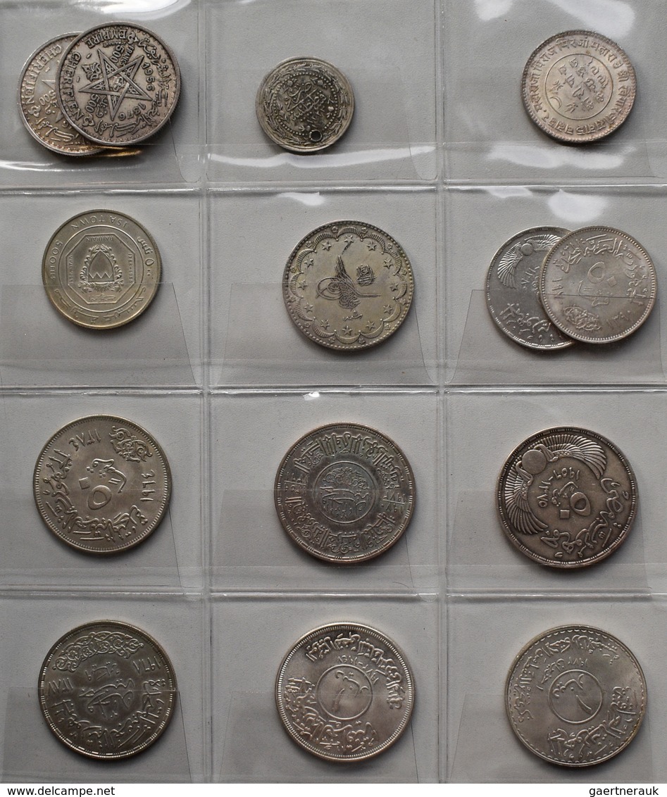 Naher Osten: Lot 15 Nicht Näher Bestimmter Münzen, Dabei Türkei, Ägypten, Bahrain U.a. - Autres – Asie
