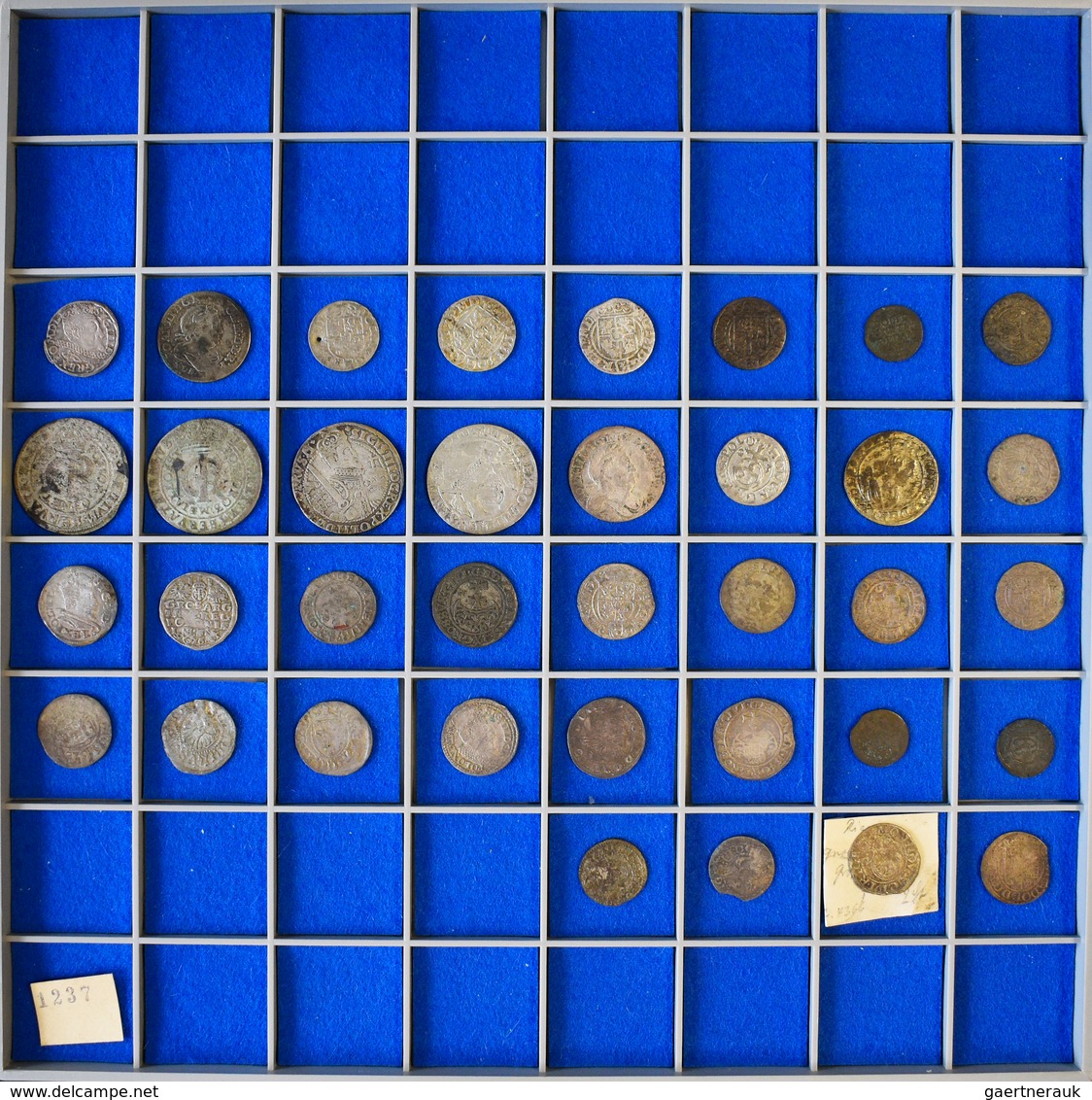 Polen: Kleines Konvolut Von 36 Münzen Des 16.-18. Jahrhundert; Meist Silber, Schön-sehr Schön, Sehr - Pologne