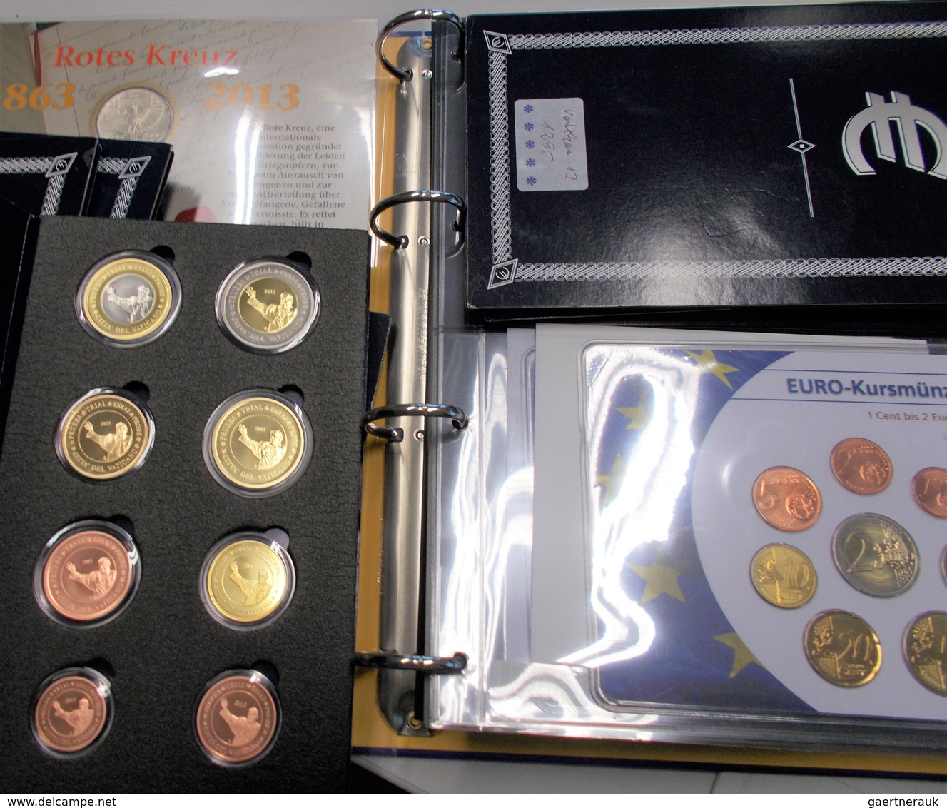 Euromünzen: Eine Sehr Umfangreiche Münzsammlung An Euromünzen, Kursmünzensätzen, Numisbriefen, Geden - Andere & Zonder Classificatie