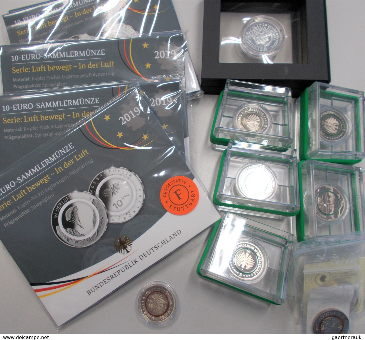 Euromünzen: Eine Sehr Umfangreiche Münzsammlung An Euromünzen, Kursmünzensätzen, Numisbriefen, Geden - Autres & Non Classés